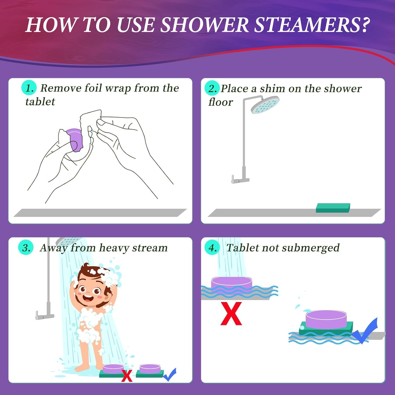 Shower Steamers Aromatherapy - 21Pcs Birthday Gifts for Women, Self Care with Natural Essential Oils Relaxation Home SPA, Womens Gifts for Christmas Stocking Stuffers for Adults, Teens, Wife, Her - Image 7