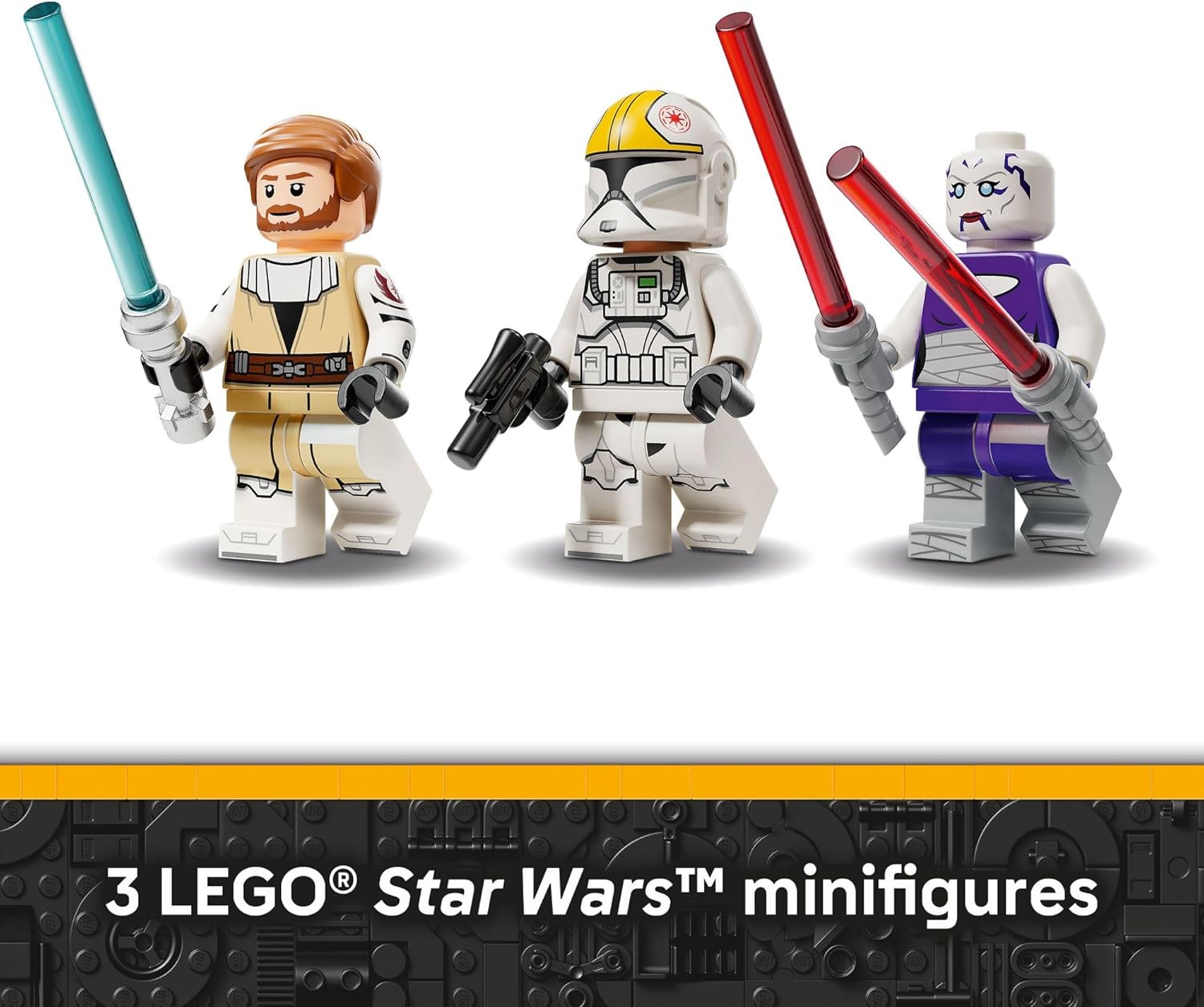 LEGO Star Wars: The Clone Wars V-19 Torrent Starfighter Building Toy - Pretend Play Set for Boys & Girls, Ages 9+ - Starship Model Kit W/ 3 Minifigures - Gift Idea for Birthdays - 75432 - Image 5