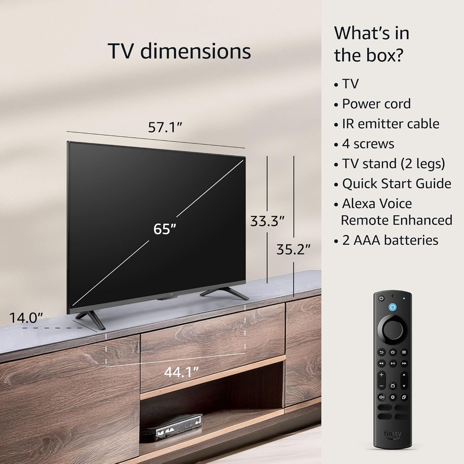 Amazon Fire TV 65" Omni Series, 4K UHD smart TV with Dolby Vision, hands-free with Alexa - Image 7