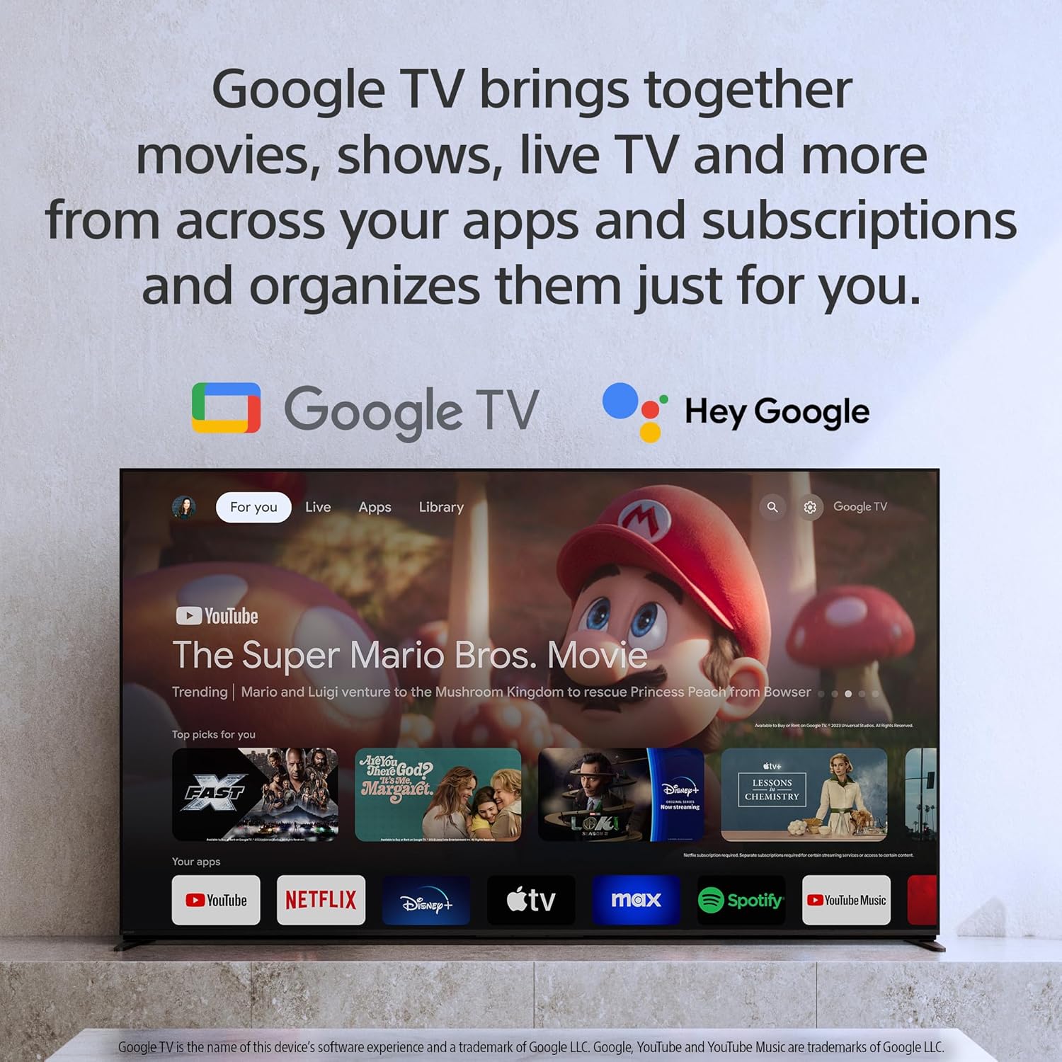 Sony 55-Inch 4K Ultra HD BRAVIA 3 LED Smart TV with Google TV, LED Flat Screen, Dolby Vision HDR, Google TV, Exclusive PS5 Features, (K-55S30) - Image 4