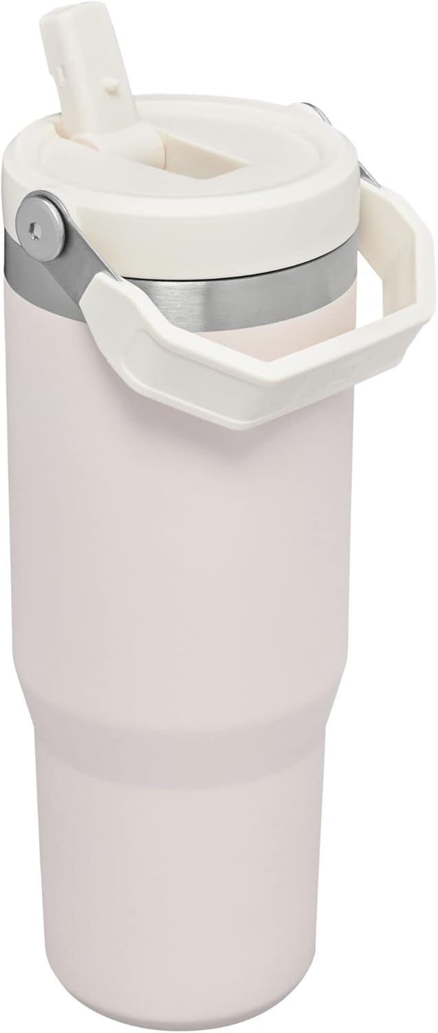 Stanley IceFlow Flip Straw Tumbler with Handle | Twist On Lid and Flip Up Straw | Leak Resistant Water Bottle | Insulated Stainless Steel | BPA-Free - Image 3