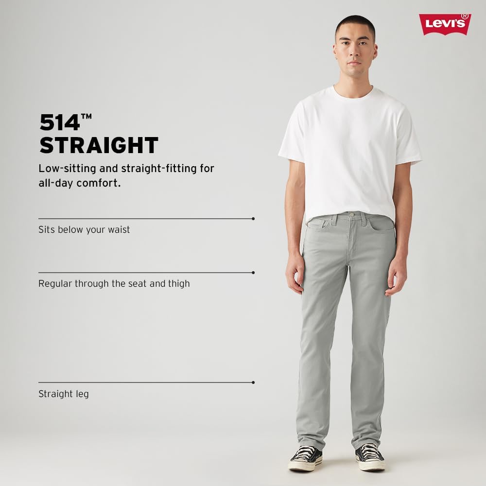 Levi's Men's 514 Straight Fit Cut Jeans (Also available in Big & Tall) - Image 4
