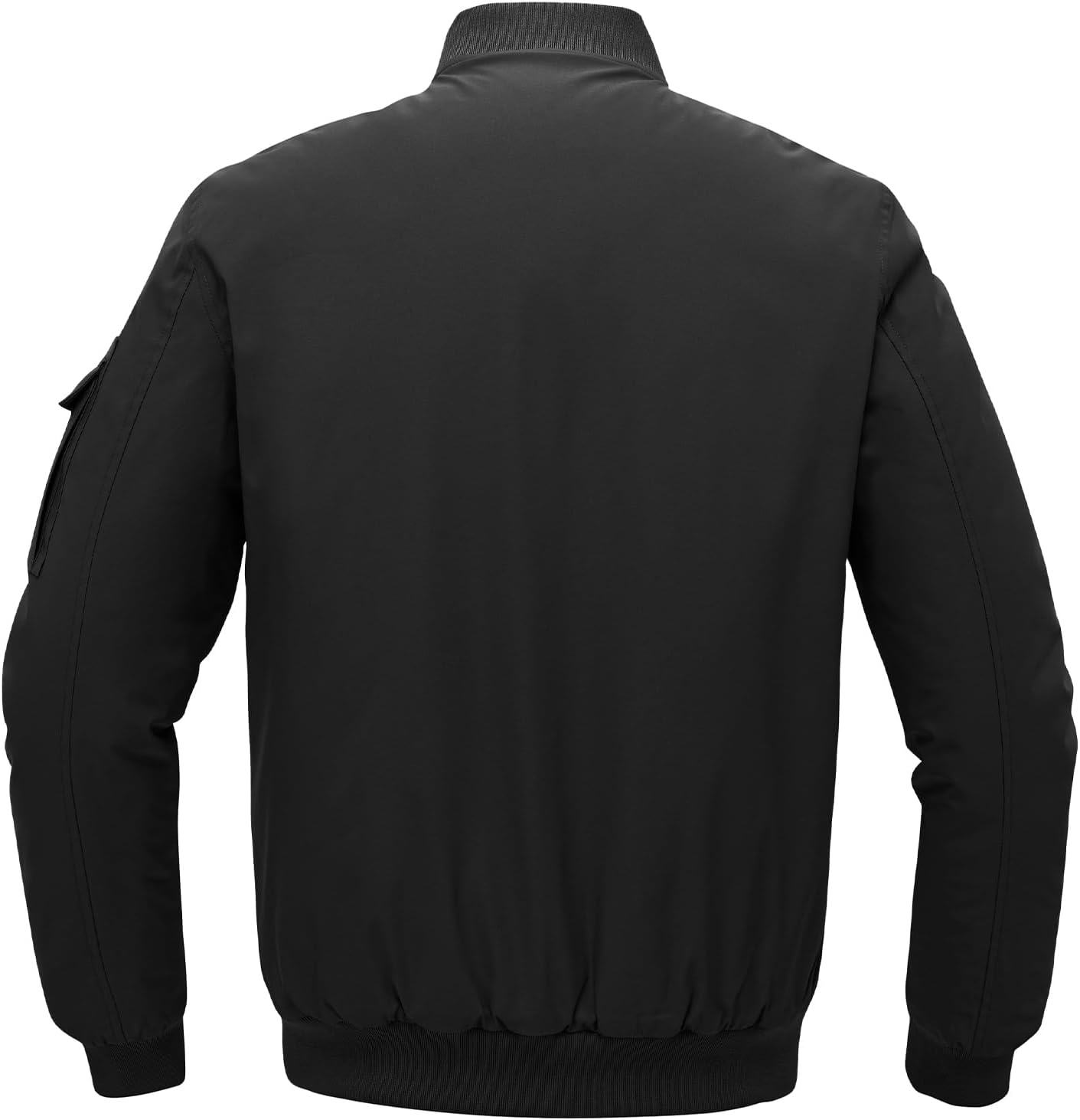 Gopune Men's Windproof Bomber Jacket Warm Water Resistant Windbreaker Winter Outwear Quilted Jackets Coats - Image 2