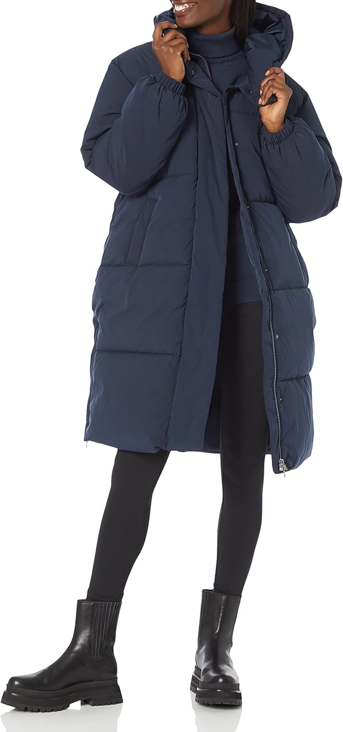Amazon Essentials Women's Oversized Long Puffer Jacket (Available in Plus Size)