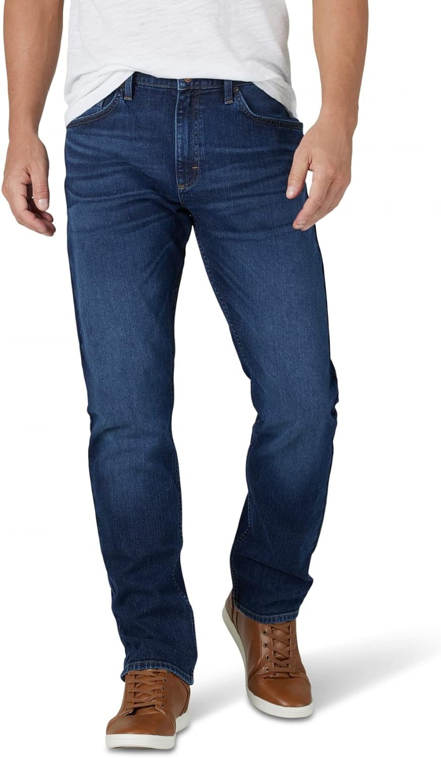 Wrangler Authentics Mens Athletic Fit Stretch Jean