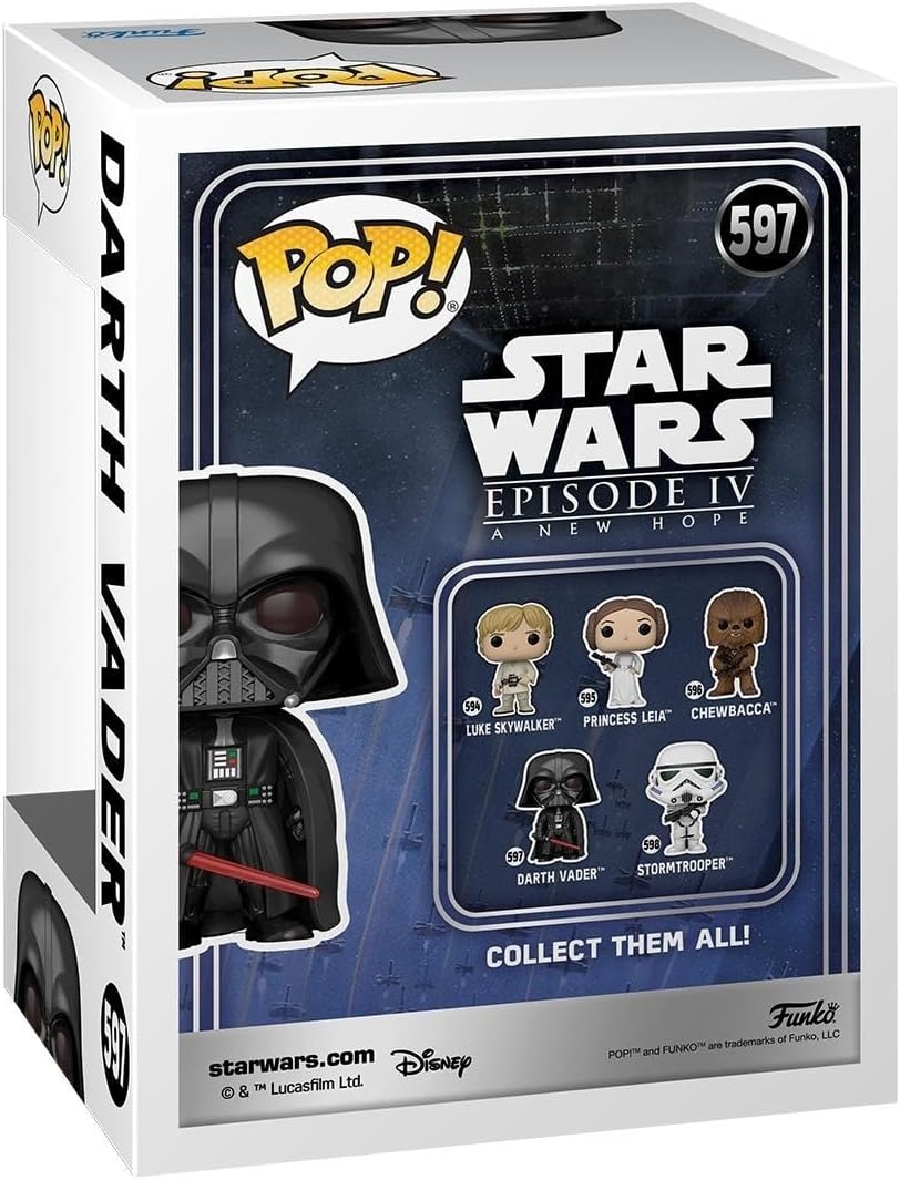 Funko Pop Star Wars: Star Wars New Classics - Darth Vader - Collectable Vinyl Figure - Gift Idea - Official Merchandise - Toys for Kids & Adults - Sci-Fi Fans - Model Figure for Collectors - Image 3