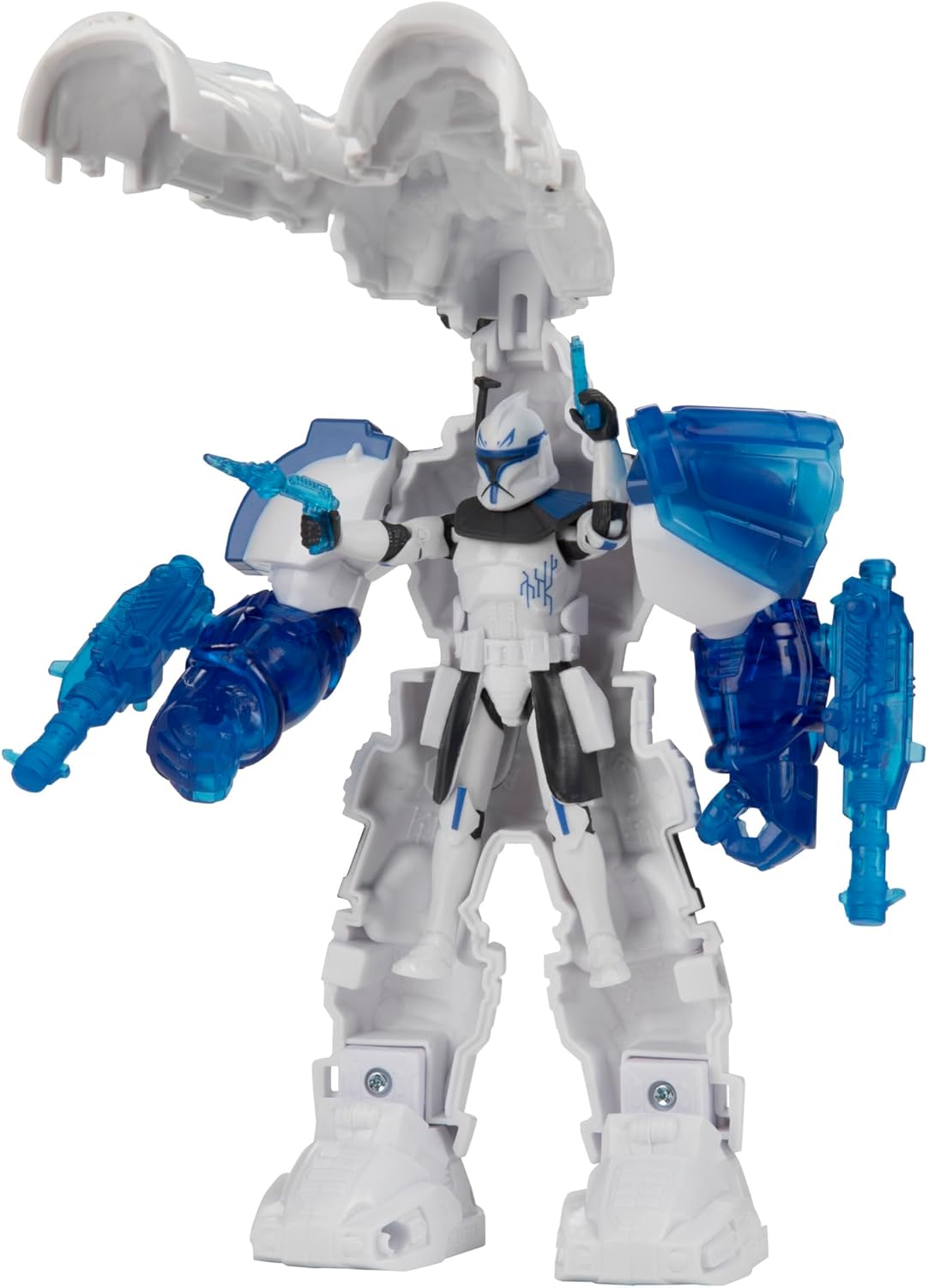 STAR WARS Epic World of Action Clone Captain Rex Mech Force Suit, 6.5-Inch Mech Suit & 4-Inch Action Figure, Toys for Boys & Girls, Christmas Stocking Stuffer Gifts, Ages 4+ (Amazon Exclusive) - Image 3