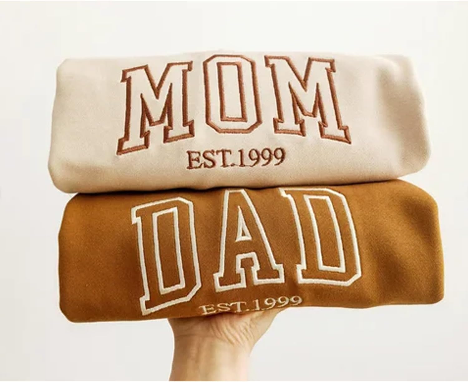 POPPOP Personalized Embroidered Sweatshirt and Hoodie Design Your Own, Personalized Sweatshirt Embroidered Hoodie, Custom Text On Sleeve, Customized Sweatshirts, Gifts for Mothers Day, Christmas - Image 5