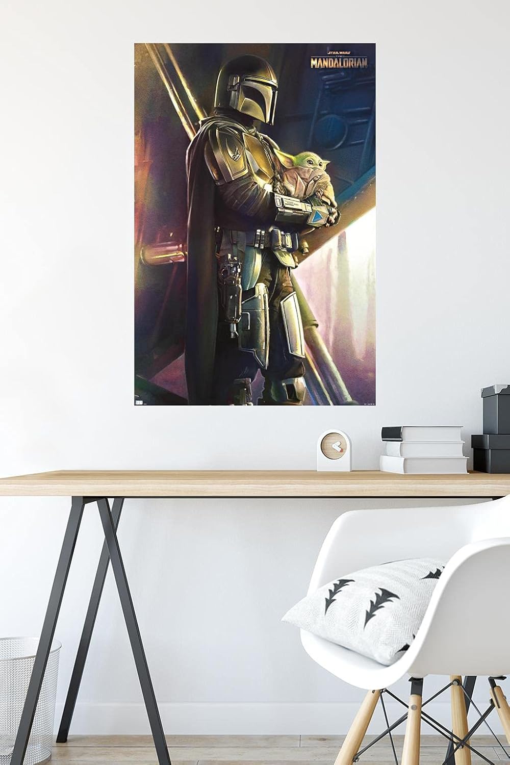 Trends International Star Wars: The Mandalorian - Held Wall Poster, 22.375" x 34", Unframed Version - Image 4