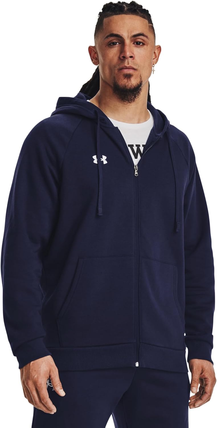 Under Armour mens Rival Fleece Full Zip Hoodie - Image 2