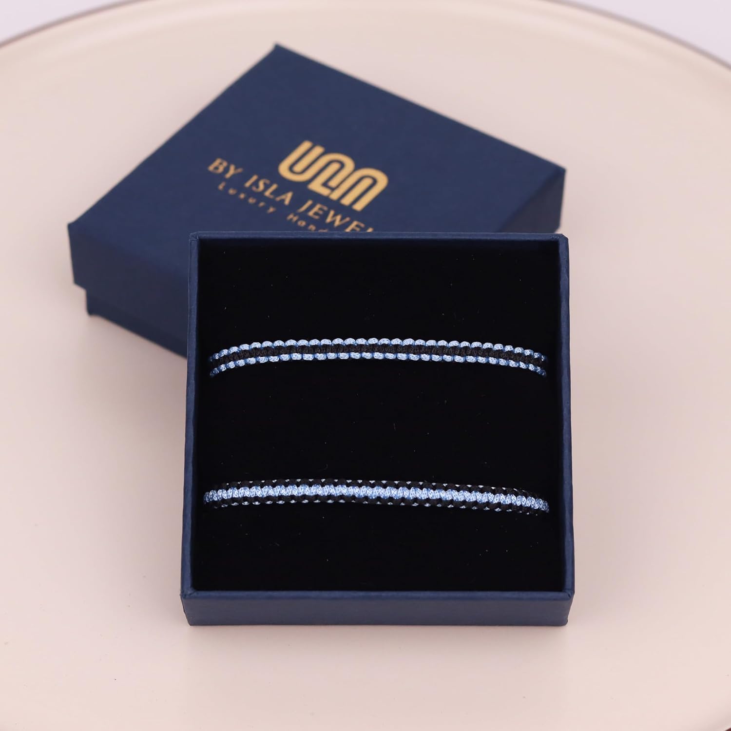 2 Pcs Red Black Color Matching Bracelets for Best Friends and Couples Gift for Her Him Birthday Boyfriend Girlfriend Besties Friendships - Image 4