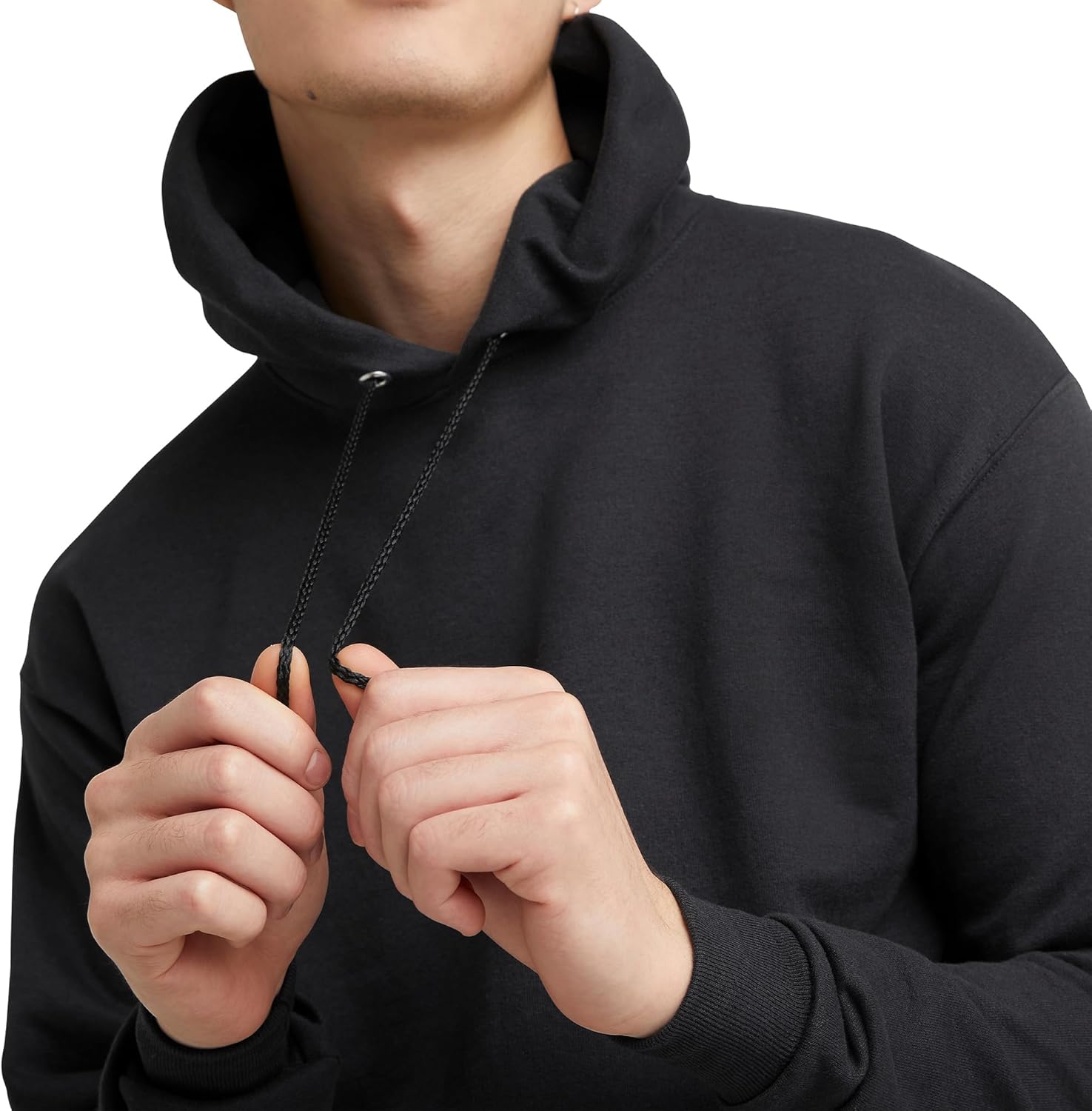 Hanes EcoSmart Hoodie, Midweight Fleece, Pullover Hooded Sweatshirt for Men - Image 5