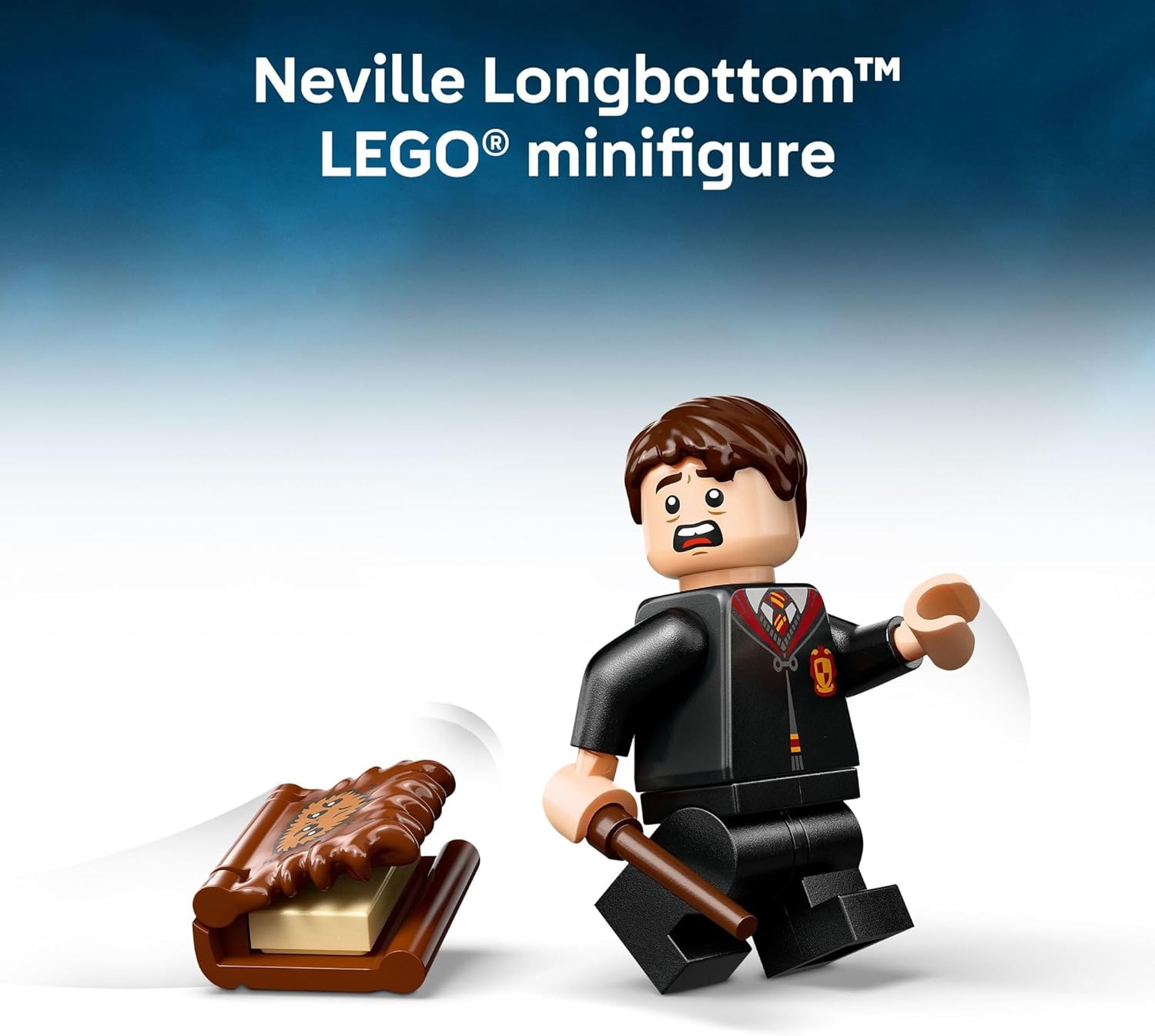 LEGO Harry Potter Chomping Monster Book of Monsters Kids Toy - Pretend Play Set for Boys and Girls, Ages 9+ - Collectible Neville Longbottom Minifigure- Gift Idea for Birthdays and Book Lovers - 76449 - Image 5