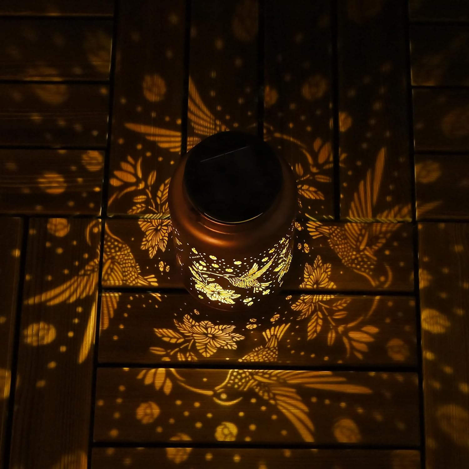 Christmas Gifts for Women Men Mom, Hummingbird Solar Lights Outdoor Waterproof, Mothers Day Gifts Decorations Outside for Yard, Lawn, Balcony Garden Decor Solar Lantern - Image 3