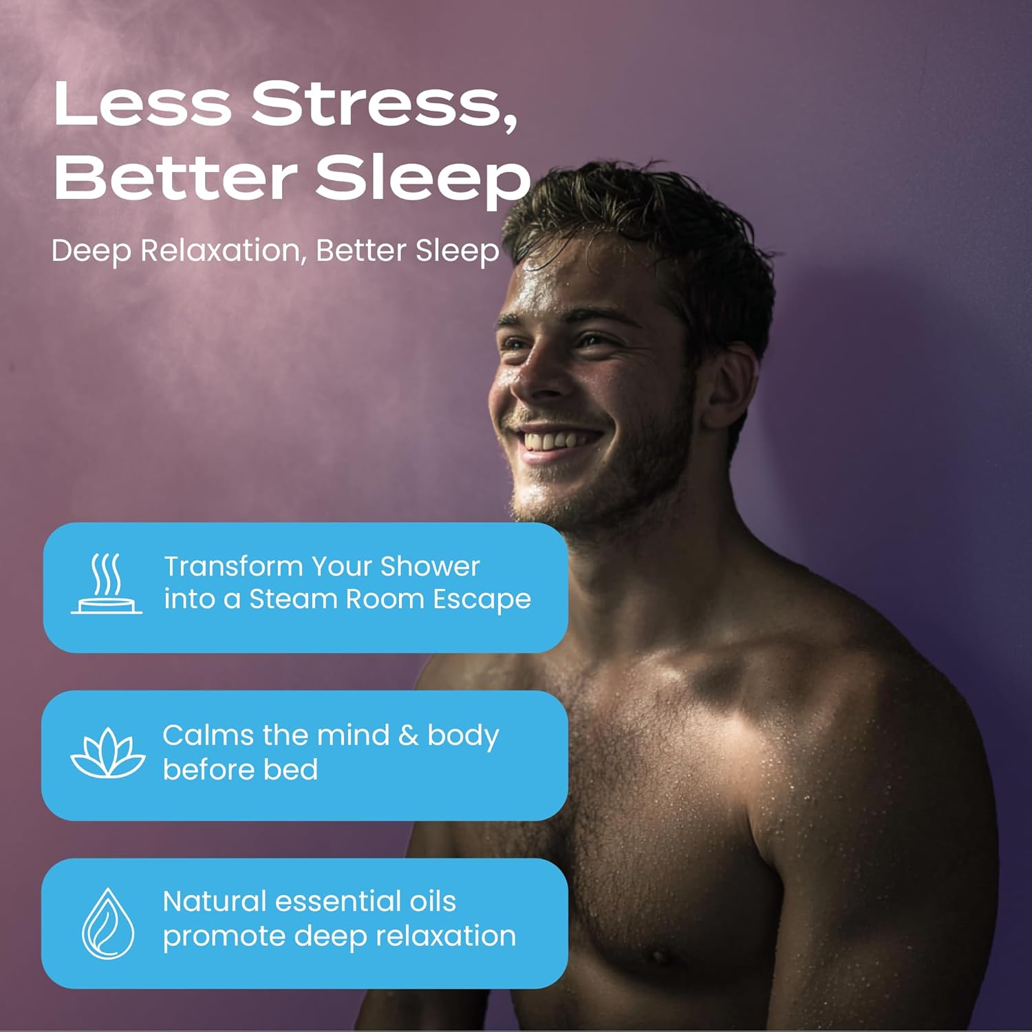 Body Restore Shower Steamers Aromatherapy 6 Pack - Christmas Stocking Stuffers, Birthday Gifts for Women, White Elephant, Relaxation, Self Care for Men - Bloom - Image 7
