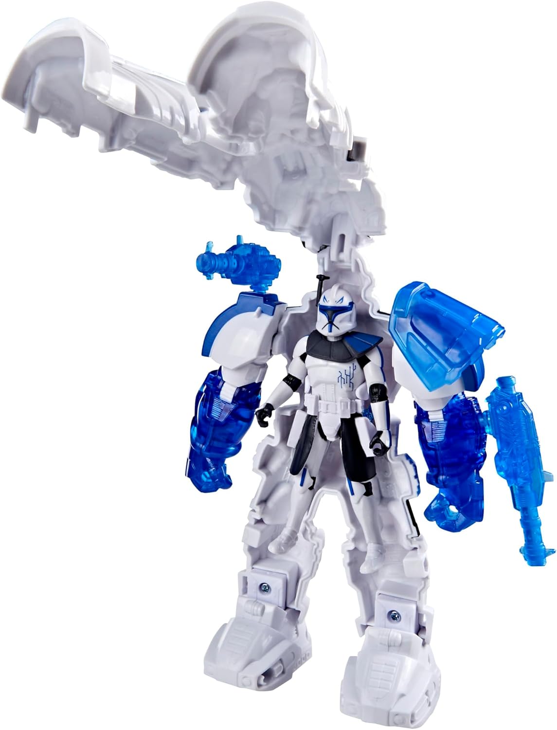 STAR WARS Epic World of Action Clone Captain Rex Mech Force Suit, 6.5-Inch Mech Suit & 4-Inch Action Figure, Toys for Boys & Girls, Christmas Stocking Stuffer Gifts, Ages 4+ (Amazon Exclusive) - Image 10