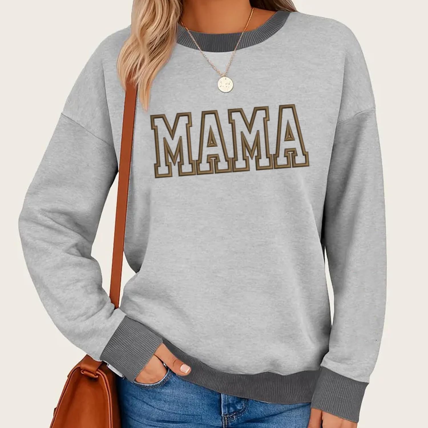 POPPOP Personalized Embroidered Sweatshirt and Hoodie Design Your Own, Personalized Sweatshirt Embroidered Hoodie, Custom Text On Sleeve, Customized Sweatshirts, Gifts for Mothers Day, Christmas - Image 4