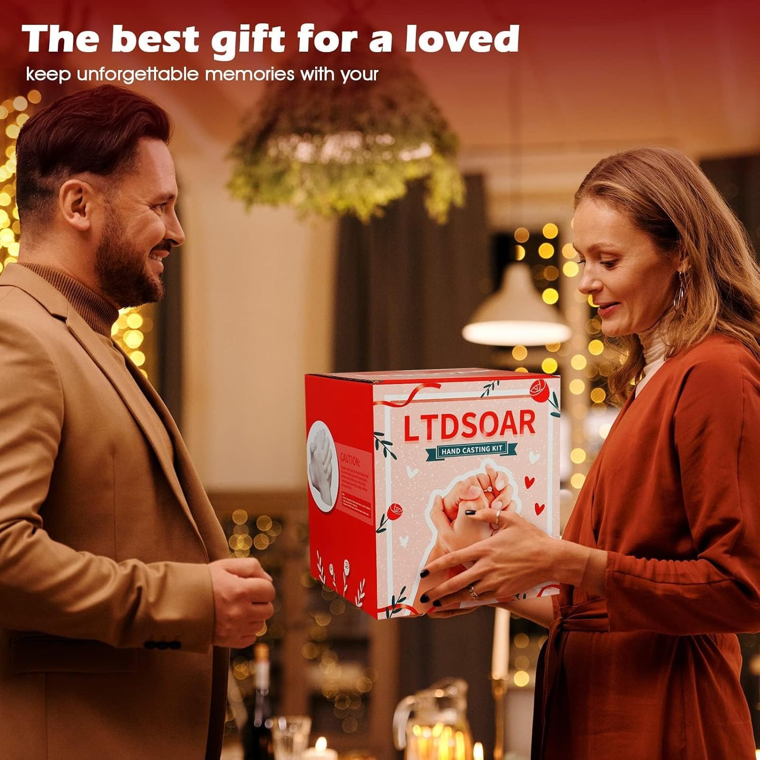 LTDSOAR Hand Casting Kit, Couples with Practice Kit, Hand Mold Kit for Adults & Kids, Romantic Anniversary Wedding Birthday for Her or Him,Boyfriend Girlfriend Unique Christmas Stocking Stuffers Gift - Image 5