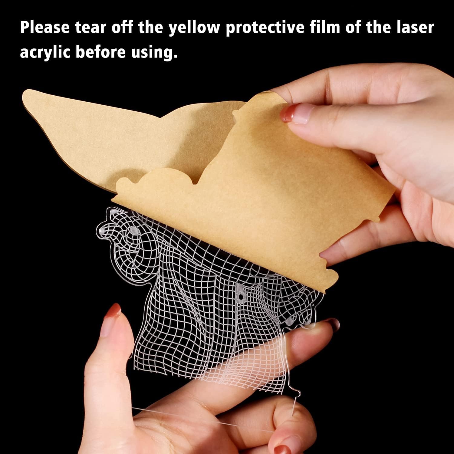 Star Wars 3D Night Light:Baby Yoda LED Lamp with Remote Control and Smart Touch, LED Desk Lamp Yoda Star Wars Lamp for Room Decor Boys Girls Birthday Christmas Festivals Gifts - Image 5
