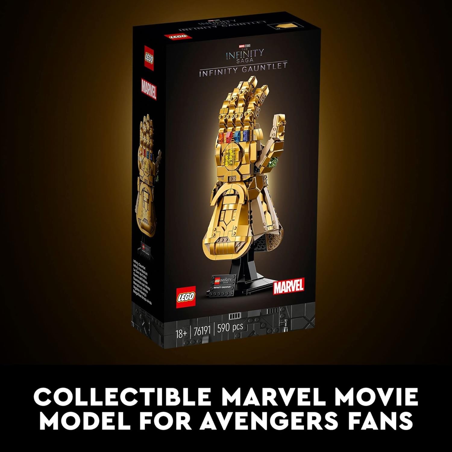 LEGO Marvel Infinity Gauntlet Set 76191 Collectible Thanos Glove with Infinity Stones, Building Set, Avengers Gift Idea for Adults and Teens, Model Kits for Decoration and Display - Image 6