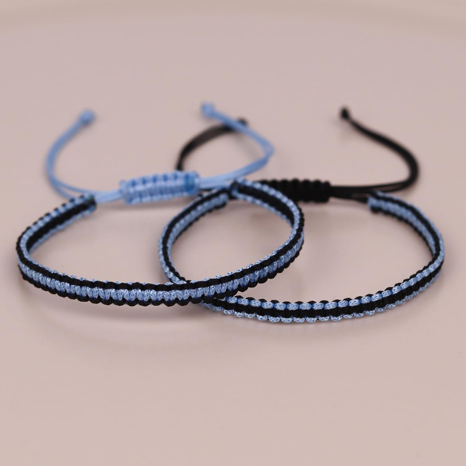 2 Pcs Red Black Color Matching Bracelets for Best Friends and Couples Gift for Her Him Birthday Boyfriend Girlfriend Besties Friendships - Image 6