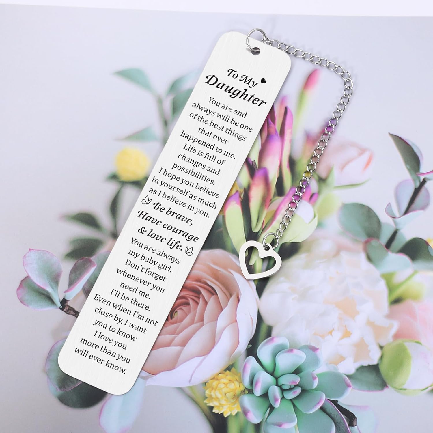 Stocking Stuffers for Teen Girls 16-18 Daughter Gifts, Christmas Gifts for Daughters Adult, Daughter Gifts from Mom, Birthday Gifts for Daughter Adult, Daughter Bookmark, Daughter Inspirational Gifts - Image 4