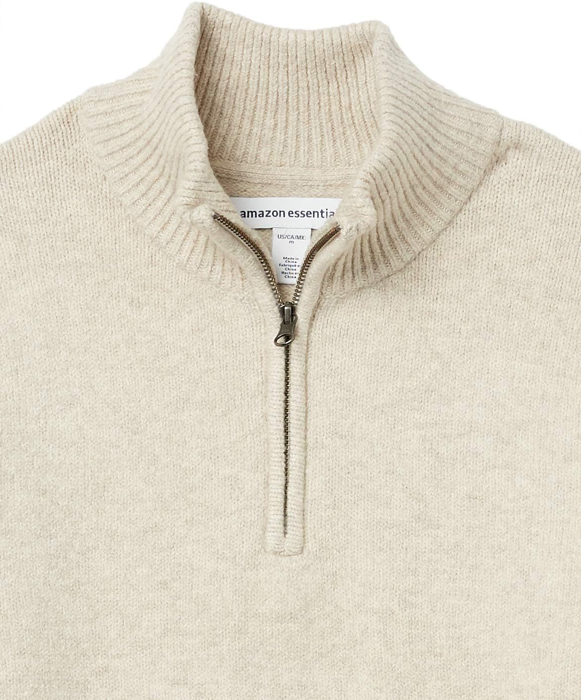 Amazon Essentials Men's Long-Sleeve Soft Touch Quarter-Zip Sweater - Image 6
