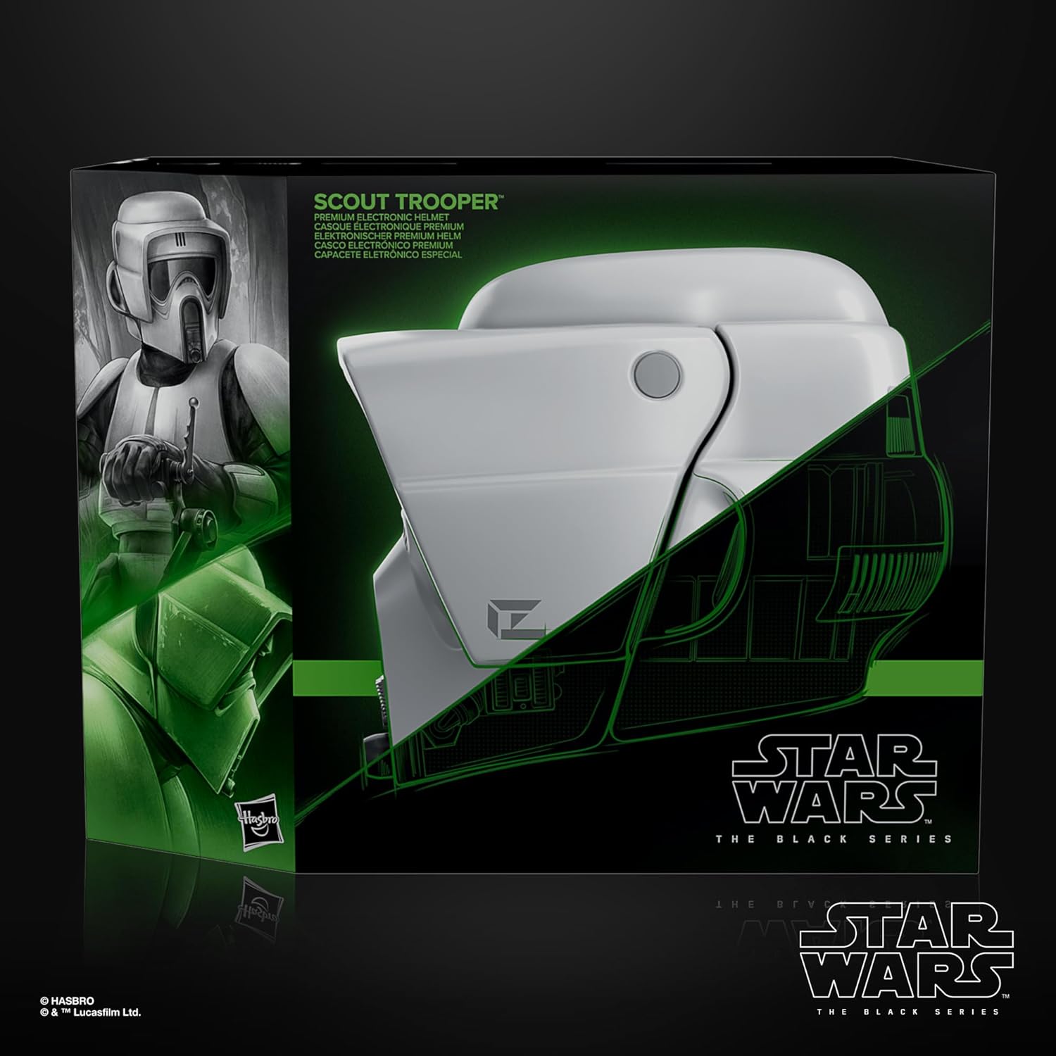 STAR WARS The Black Series Scout Trooper Premium Electronic Helmet with Sound Effects, Return of the Jedi Adult Roleplay Item - Image 10