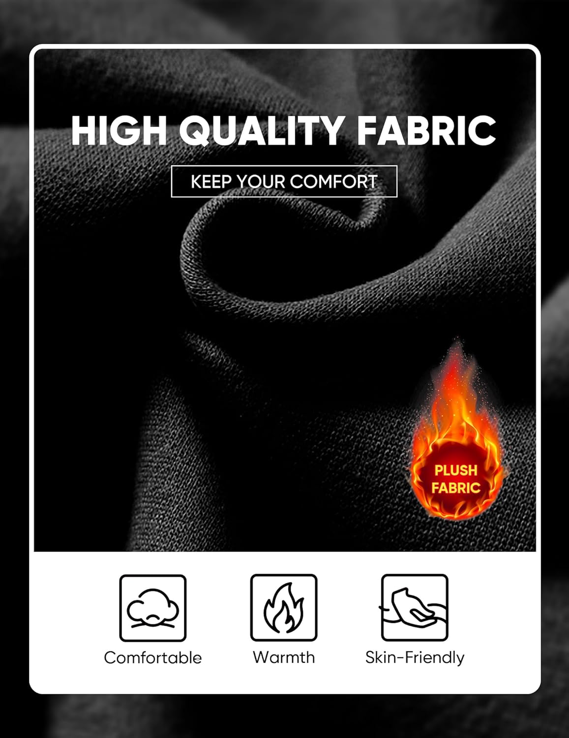 JMIERR Mens Casual Cotton Hooded Collar Drawstring Hoodies Pullover Sweatshirts Casual Long Sleeve Shirts - Image 5