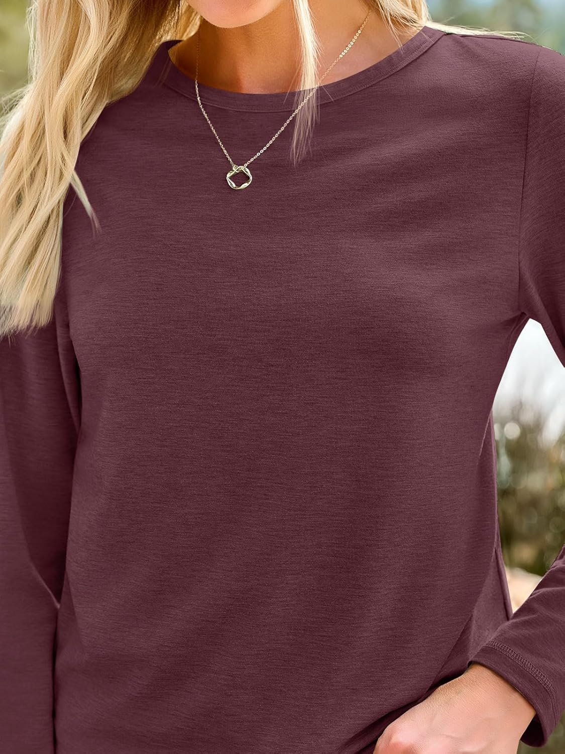 AUTOMET Long Sleeve Shirts for Women Business Casual Tops Fall Fashion Clothes Workout Plus Size Teacher Winter Outfits 2025 - Image 5