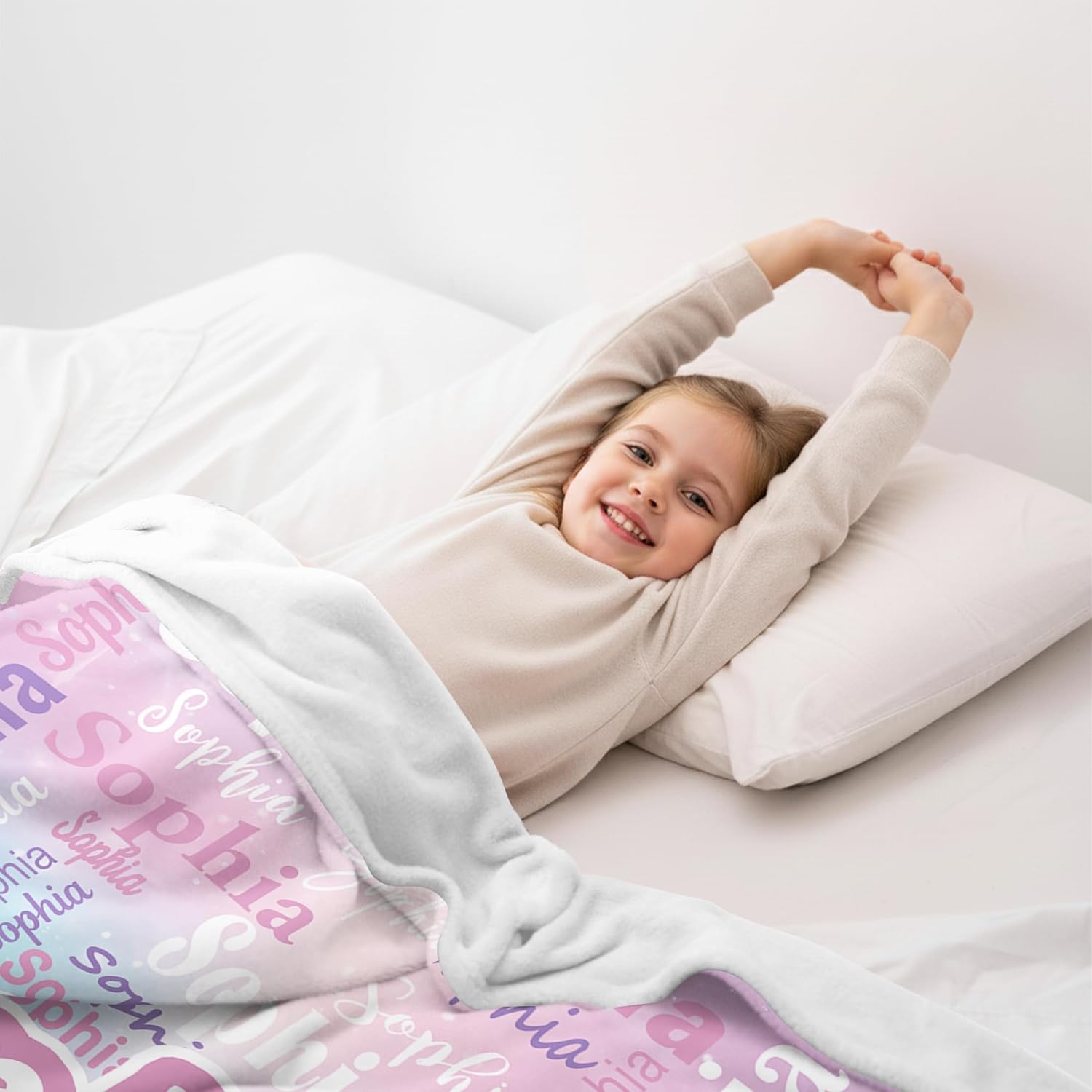 ThermoThrill Personalized Blankets for Kids Gifts for Teen Girls Custom Blanket and Throws Flannel Customized Christmas Birthday Gifts - Image 2
