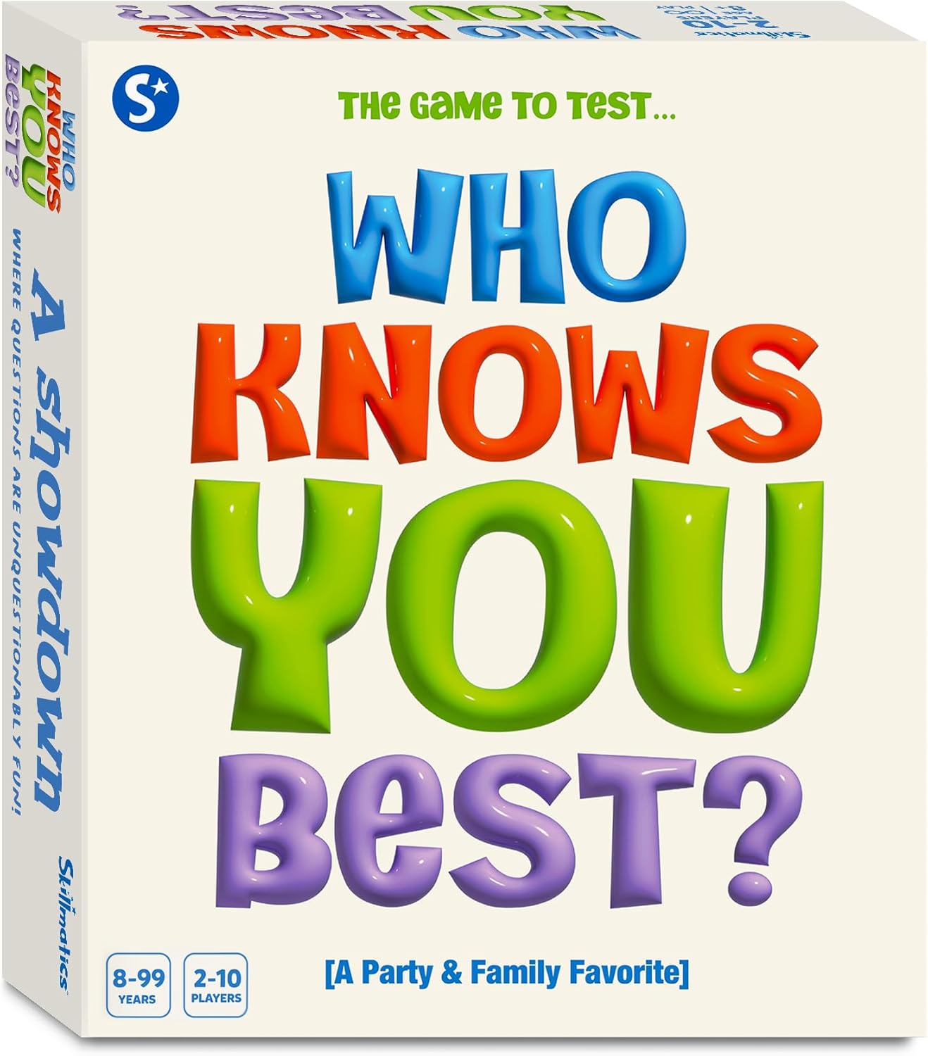 Skillmatics Who Knows You Best? Hilarious Family Card Game for Christmas, Game Nights & Parties for Kids, Teens & Adults, Stocking Stuffers, Gifts for Ages 8, 9, 10 and Up, 2025 Edition