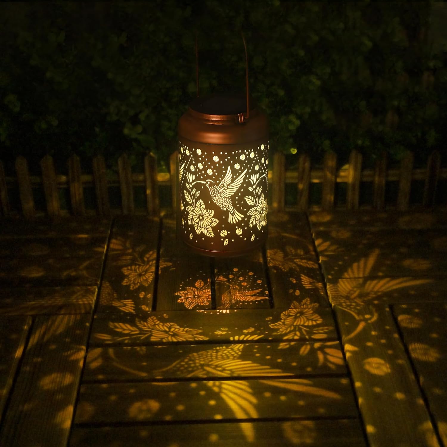 Christmas Gifts for Women Men Mom, Hummingbird Solar Lights Outdoor Waterproof, Mothers Day Gifts Decorations Outside for Yard, Lawn, Balcony Garden Decor Solar Lantern - Image 2