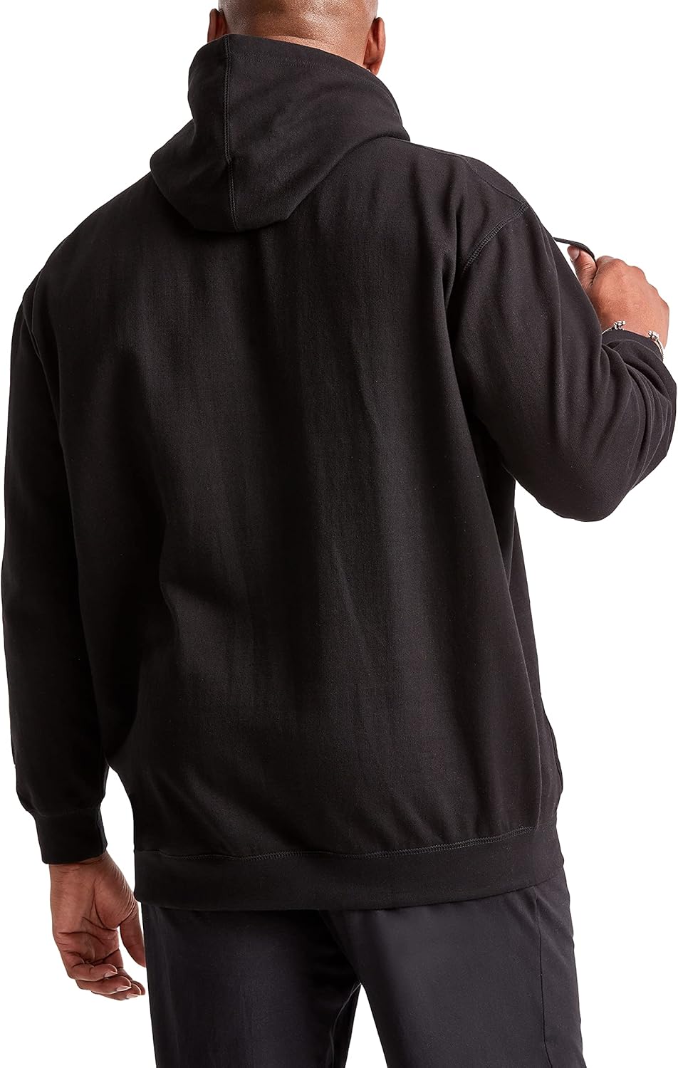 Champion Men's Fleece Script Logo Hoodie (Reg. Or Big & Tall) - Image 5