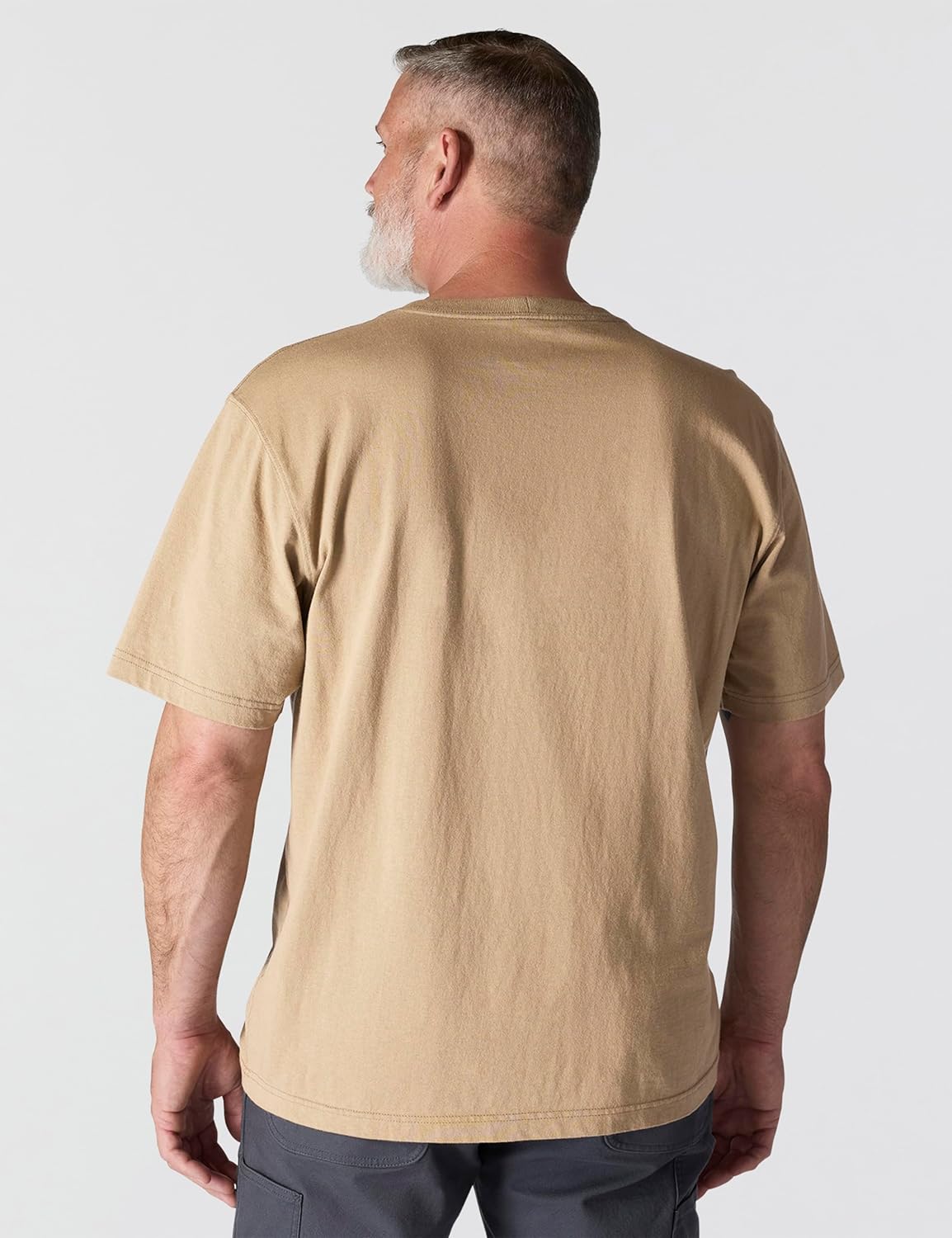 Carhartt Mens Loose Fit Heavyweight Short-Sleeve Pocket T-Shirt (Also Available in Big & Tall) - Image 3