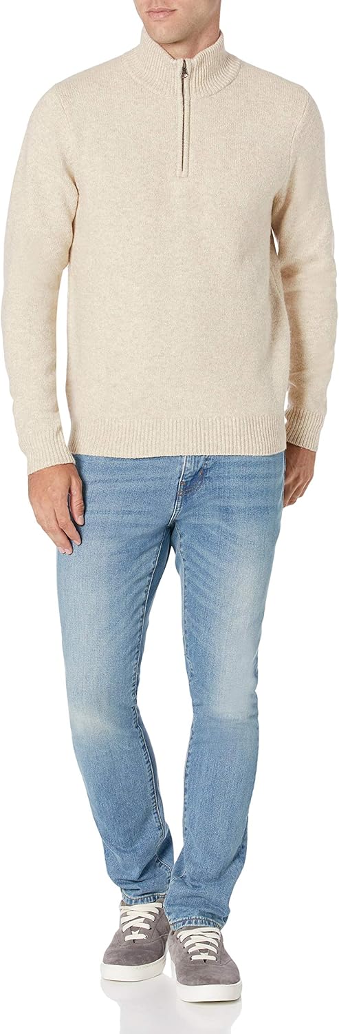 Amazon Essentials Men's Long-Sleeve Soft Touch Quarter-Zip Sweater - Image 5