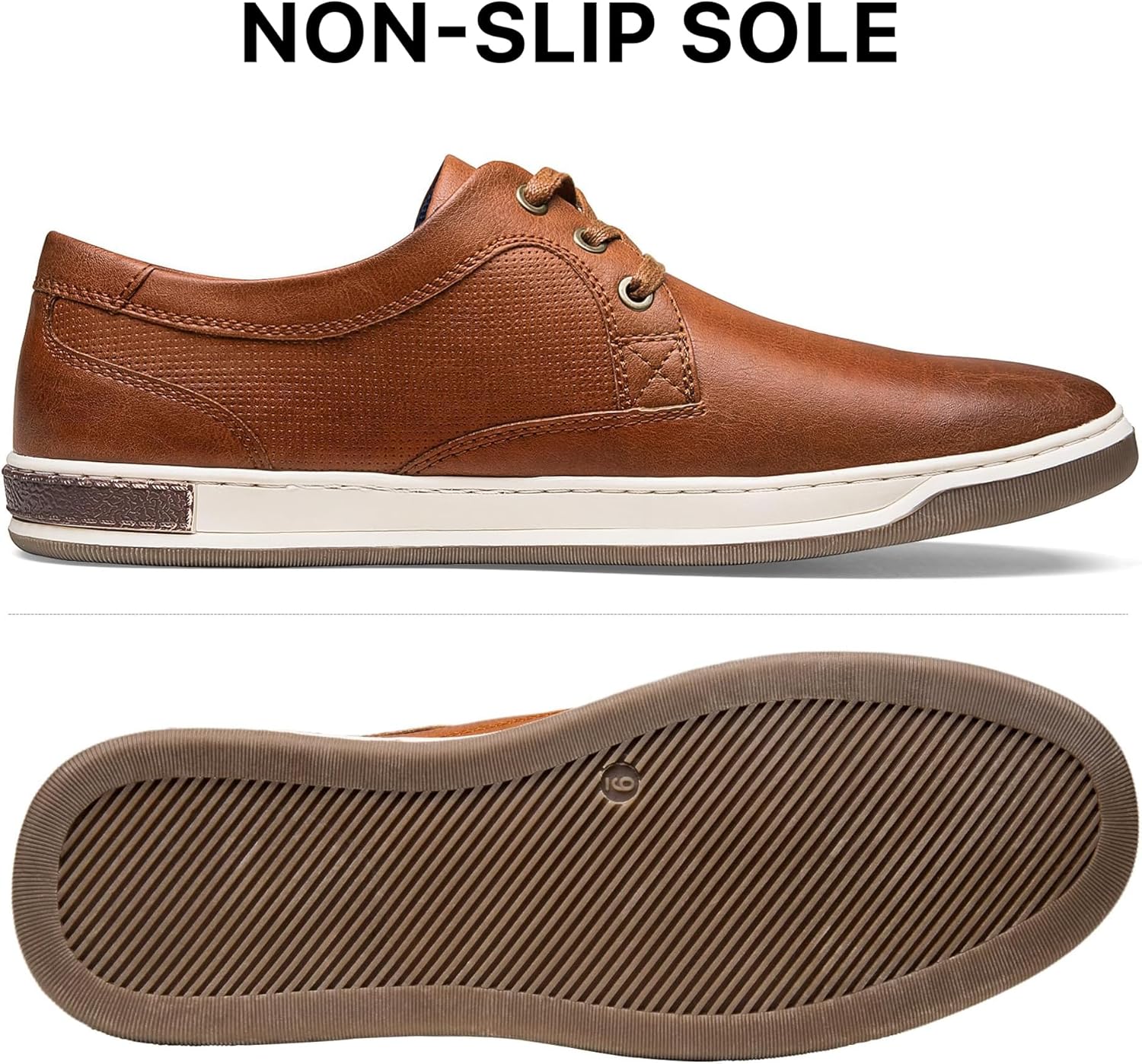 Jousen Men's Fashion Sneakers Classic Retro Casual Shoes for Men Breathable Business Dress Sneaker - Image 2