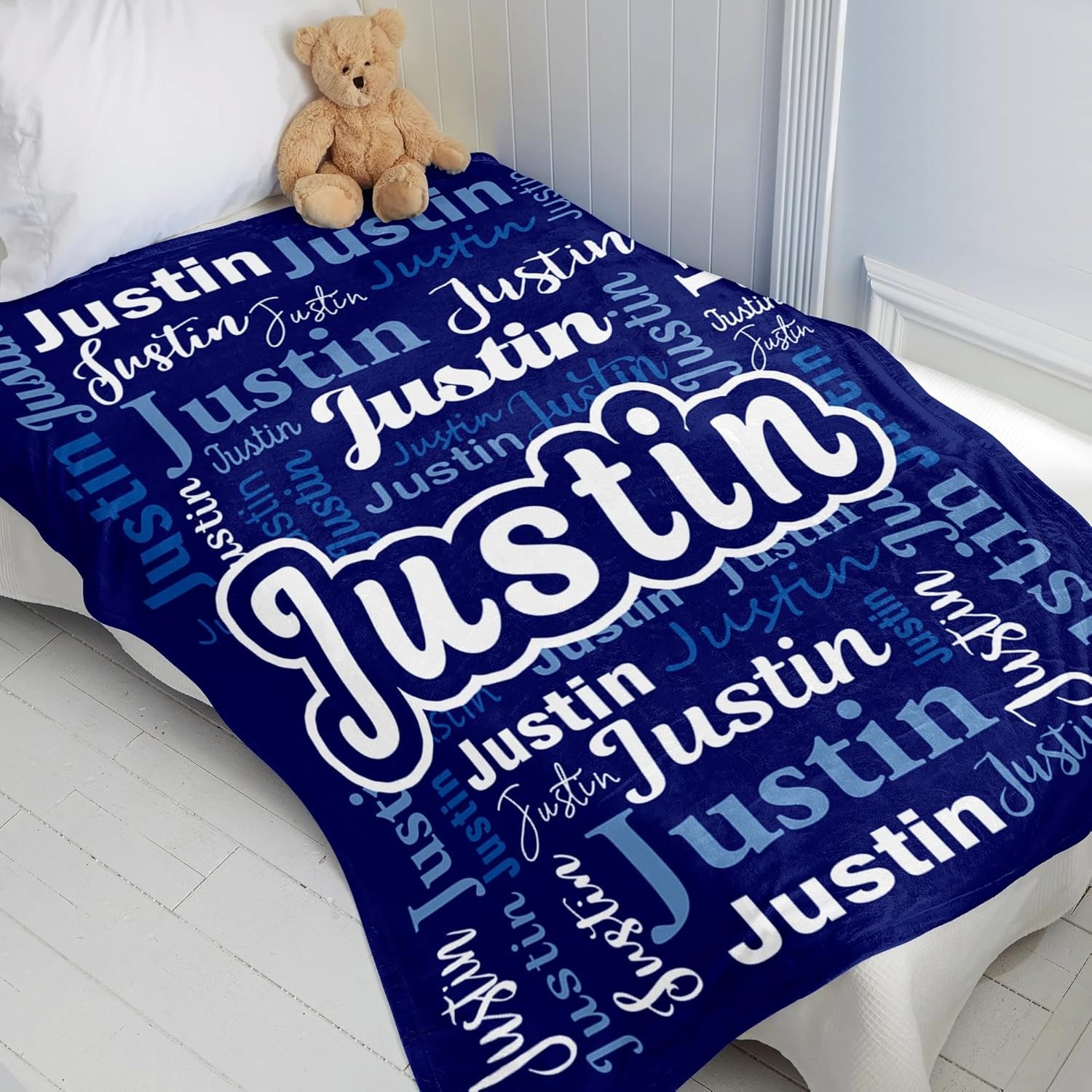 ThermoThrill Personalized Blankets for Kids Custom Blanket with Name for Teen Girls/Boys Customized Christmas Birthday Gifts - Image 4
