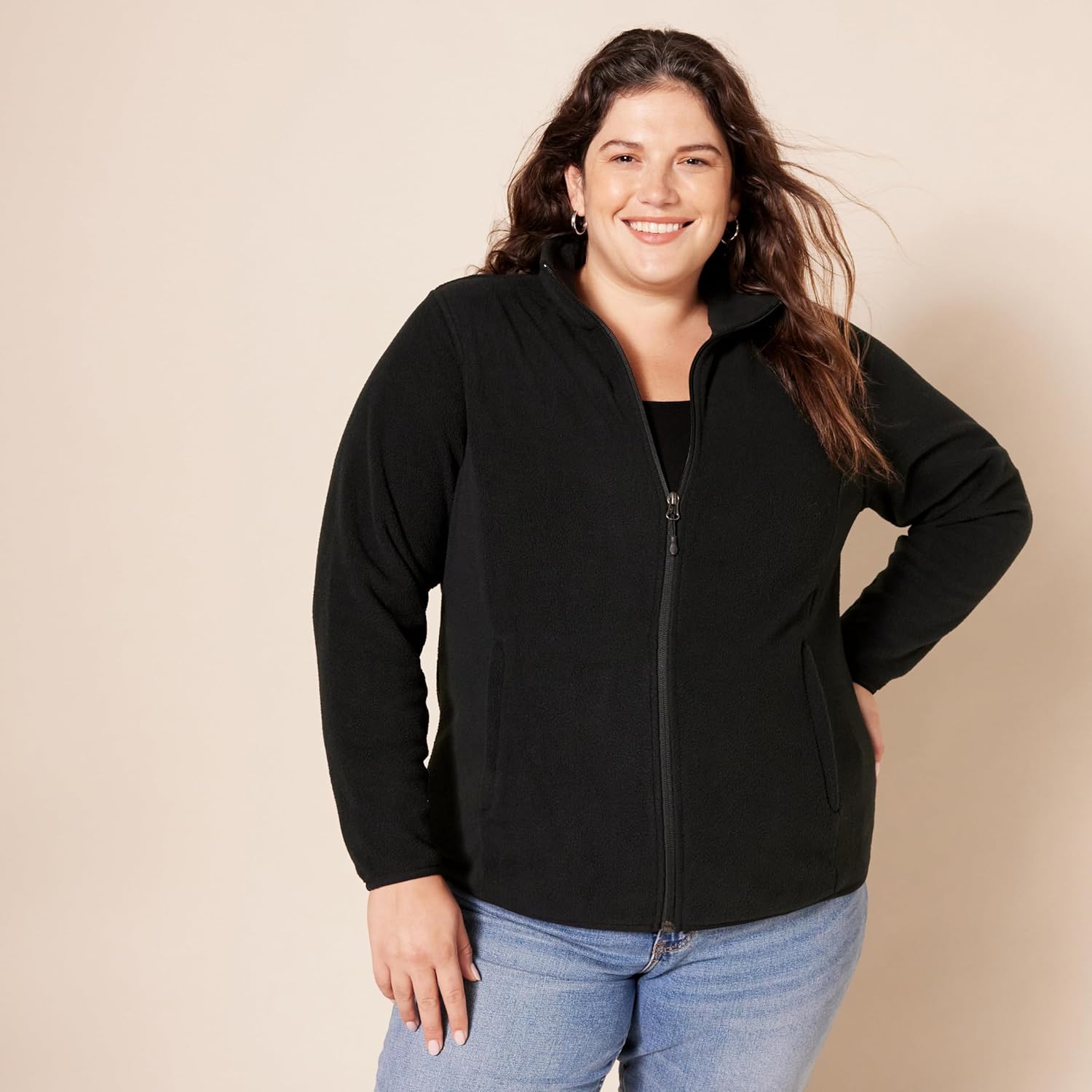 Amazon Essentials Women's Classic-Fit Full-Zip Polar Soft Fleece Jacket (Available in Plus Size) - Image 6