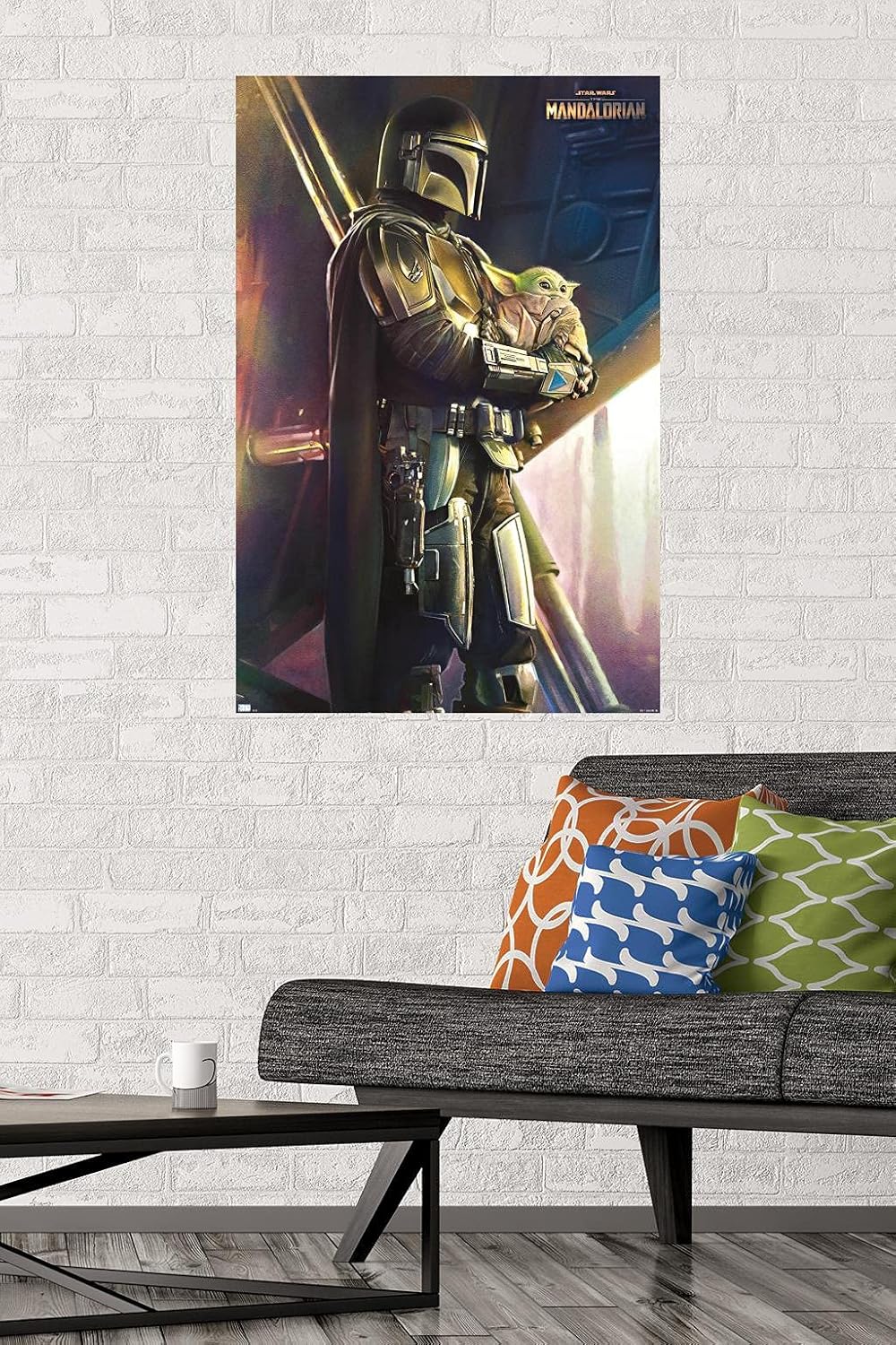 Trends International Star Wars: The Mandalorian - Held Wall Poster, 22.375" x 34", Unframed Version - Image 2