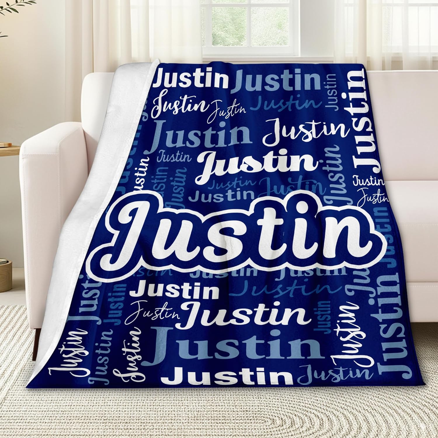 ThermoThrill Personalized Blankets for Kids Custom Blanket with Name for Teen Girls/Boys Customized Christmas Birthday Gifts - Image 3