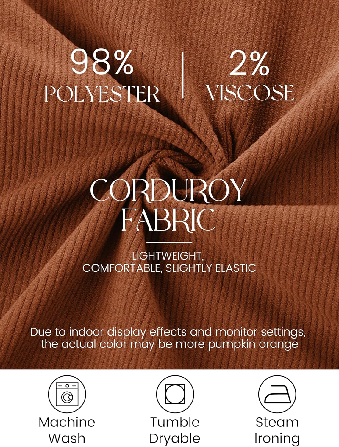Kate Kasin Women Corduroy Skirt Mini Pencil Skirt Elastic High Waist Skirt with Pockets 2025 - Image 2