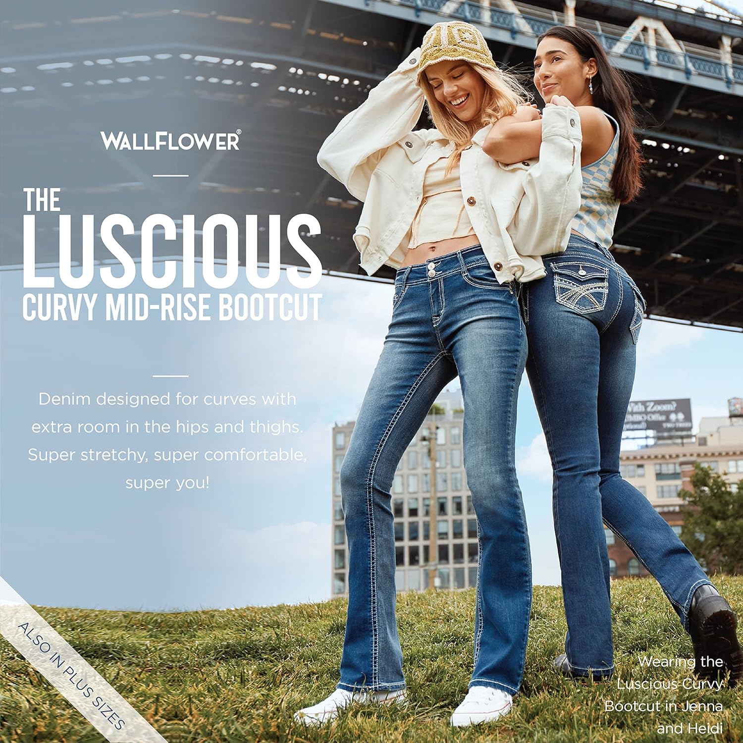 WallFlower Luscious Curvy Bootcut Jeans for Women, Mid-Rise Insta Stretch Denim, Size-Inclusive Juniors Jeans, Sizes 0 to 24 - Image 8